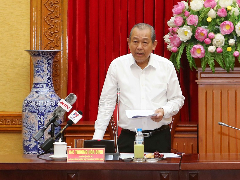 Phó Thủ tướng Thường trực Chính phủ Trương Hòa Bình, Phó Trưởng ban Chỉ đạo Trung ương về phòng chống tham nhũng